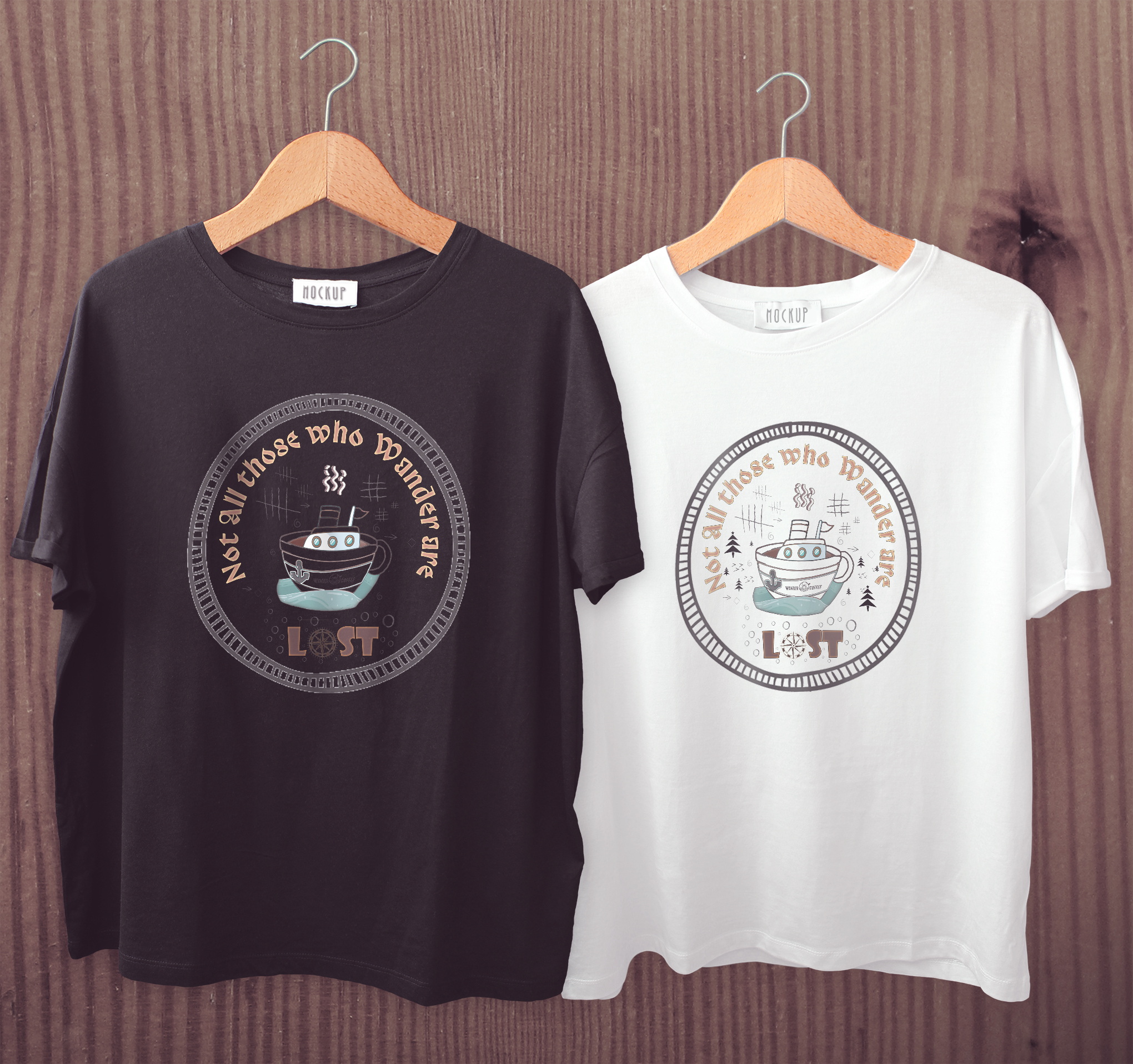 Not all those who wander are lost T-shirt